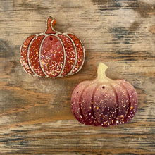 Load image into Gallery viewer, Fall Simple Pumpkin with Glitter Car Freshie