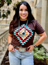 Load image into Gallery viewer, Ryanne's Fall Aztec Tee