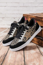 Load image into Gallery viewer, Color Block Glitter Star Patchwork Lace-up sneakers