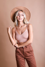 Load image into Gallery viewer, Cuddly Rib Knit Lounge Brami