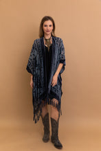 Load image into Gallery viewer, Velvet Dream Mesh Tapestry Kimono