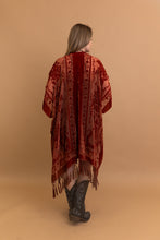 Load image into Gallery viewer, Velvet Dream Mesh Tapestry Kimono