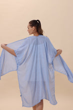 Load image into Gallery viewer, Lightweight Crochet Trim Boho Kimono Cardigan