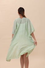 Load image into Gallery viewer, Lightweight Crochet Trim Boho Kimono Cardigan