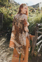 Load image into Gallery viewer, Allover Floral Print Kimono