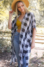 Load image into Gallery viewer, Classic Lightweight Buffalo Check Kimono