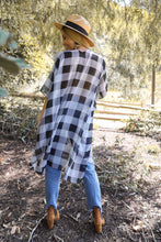 Load image into Gallery viewer, Classic Lightweight Buffalo Check Kimono