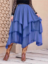 Load image into Gallery viewer, ClaudiaG Tasha Tiered Midi Skirt