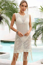 Load image into Gallery viewer, ClaudiaG Linnie Openwork Cover-up Dress