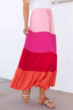 Load image into Gallery viewer, ClaudiaG Mariana Tiered Maxi Skirt