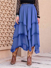 Load image into Gallery viewer, ClaudiaG Tasha Tiered Midi Skirt