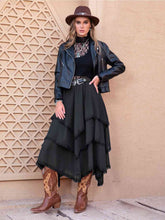 Load image into Gallery viewer, ClaudiaG Tasha Tiered Midi Skirt