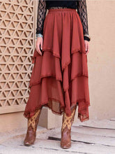 Load image into Gallery viewer, ClaudiaG Tasha Tiered Midi Skirt
