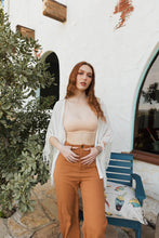 Load image into Gallery viewer, Crochet Medallion Tassel Kimono Kimonos