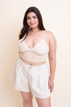 Load image into Gallery viewer, Gingham Smocked Bralette Plus Size