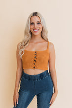 Load image into Gallery viewer, Groove Wave Knit Button Brami Top