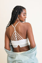 Load image into Gallery viewer, High Neck Crochet Trim Bralette