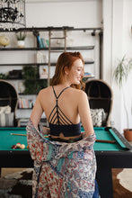 Load image into Gallery viewer, High Neck Crochet Trim Bralette