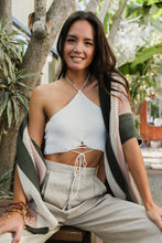 Load image into Gallery viewer, Lace-up Halter Knit Bralette