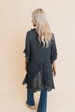 Load image into Gallery viewer, Sun Bleached Fringe Ruffle Kimono Kimonos