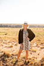Load image into Gallery viewer, Snakeskin Short-Sleeve Dress

