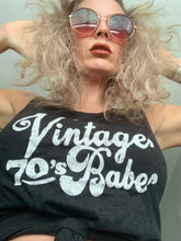 Load image into Gallery viewer, Vintage 70s Babe - Muscle Tank
