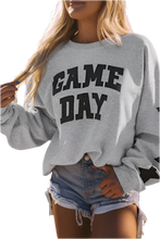 Load image into Gallery viewer, Black Game Day Graphic Sweatshirt
