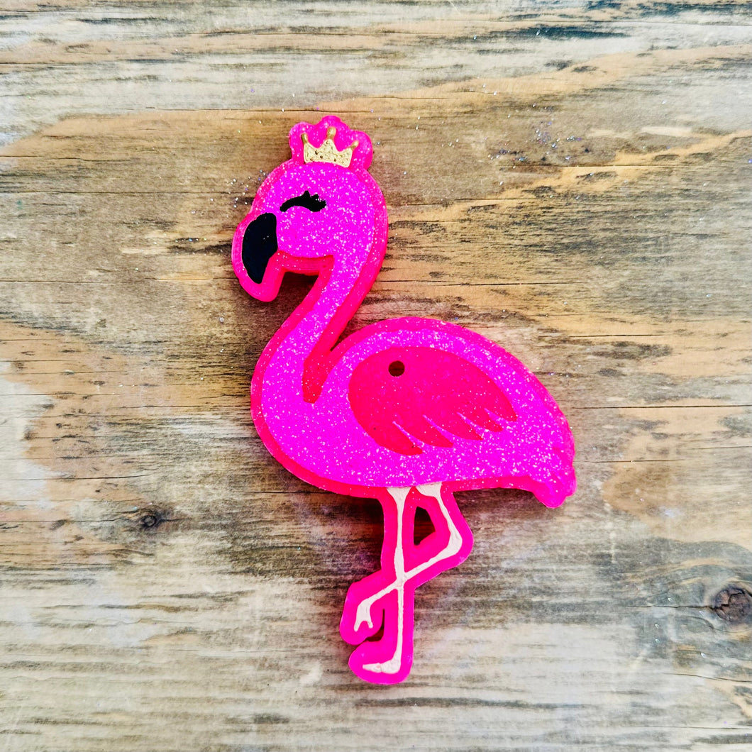 Summer Flamingo Car Freshie