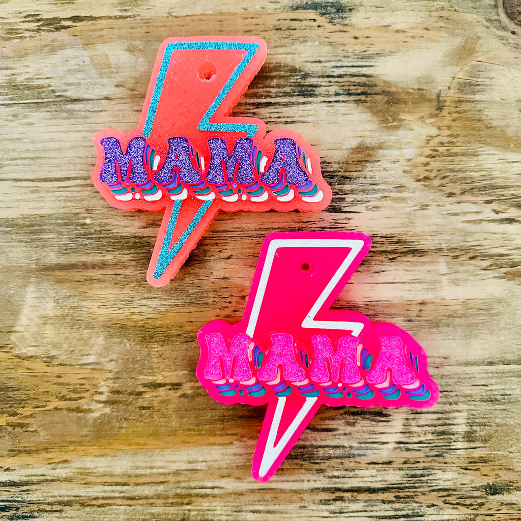Lightning Bolt Mama Car Freshie