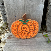 Load image into Gallery viewer, Fall Swirl Pumpkin Car Freshie
