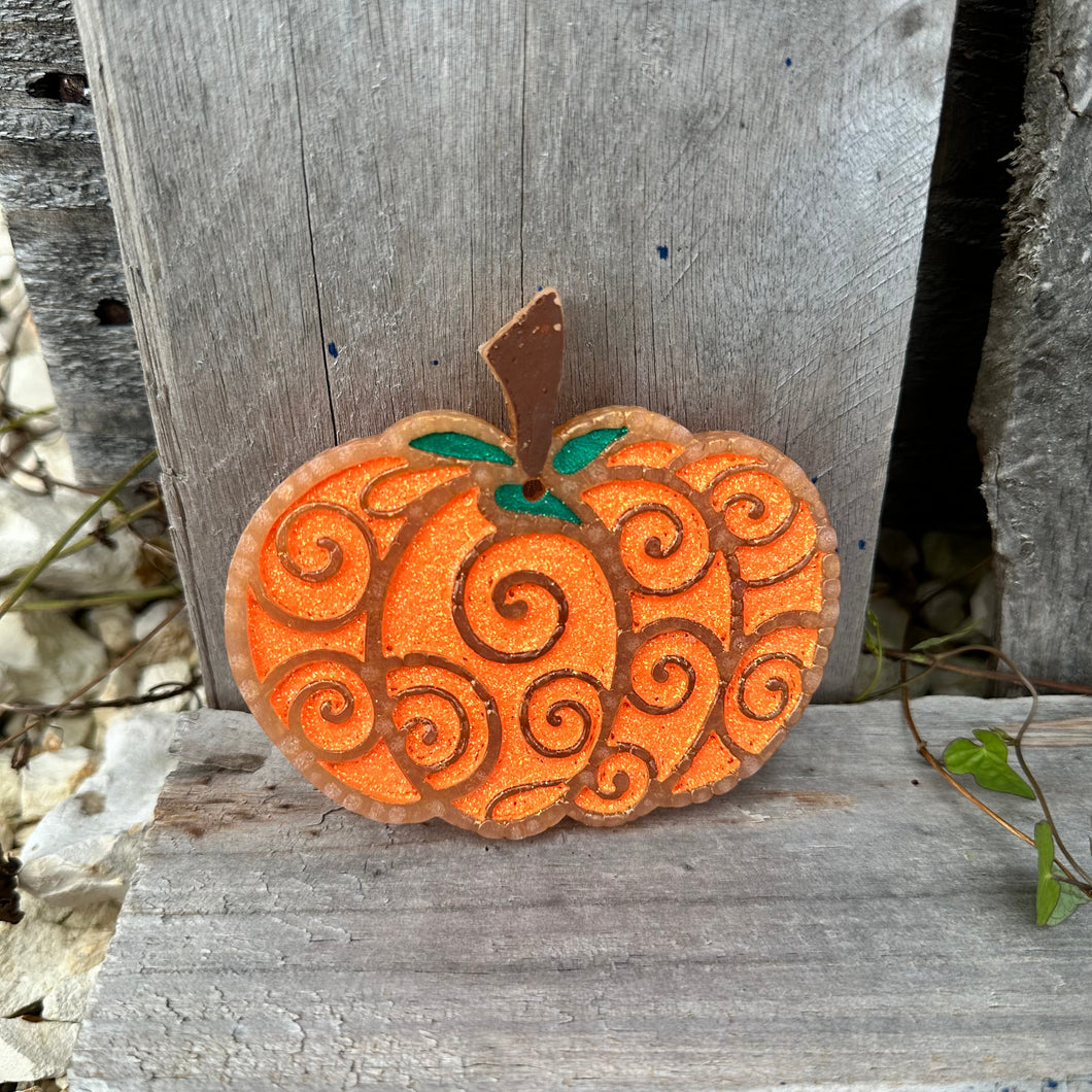 Fall 2.0 Swirl Pumpkin Car Freshie