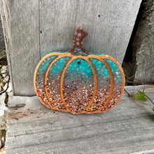 Load image into Gallery viewer, Fall Simple Pumpkin with Glitter Car Freshie
