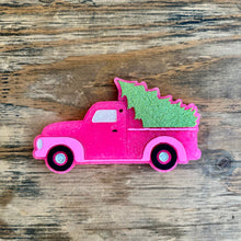 Load image into Gallery viewer, Christmas Truck with Tree Car Freshie
