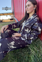 Load image into Gallery viewer, Black Betty Satin Sleep Set
