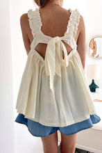 Load image into Gallery viewer, Drawstring Elastic Waist Wide Leg Denim Shorts
