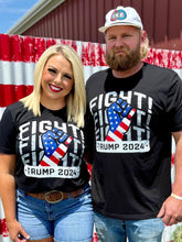 Load image into Gallery viewer, Fight Fight Fight Trump 2024 Tee
