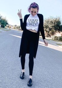 Good Vibes Only - Boyfriend Tee
