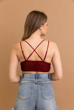 Load image into Gallery viewer, Crochet Lacey Charm Padded Bralette
