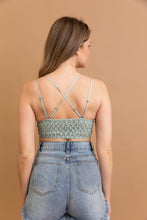 Load image into Gallery viewer, Crochet Lacey Charm Padded Bralette
