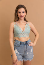 Load image into Gallery viewer, Crochet Lacey Charm Padded Bralette
