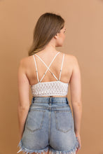 Load image into Gallery viewer, Crochet Lacey Charm Padded Bralette
