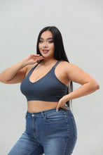 Load image into Gallery viewer, Plus Size Seamless Front Lace Racerback Bralette – Soft Stretch Fit
