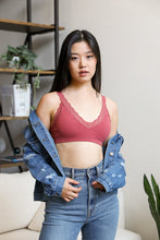 Load image into Gallery viewer, Lace Trim Padded Bralette

