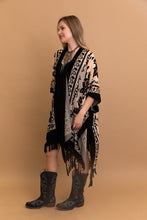 Load image into Gallery viewer, Lush Velvet Mesh Tapestry Kimono
