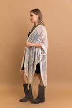Load image into Gallery viewer, Lush Velvet Mesh Tapestry Kimono
