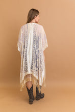 Load image into Gallery viewer, Lush Velvet Mesh Tapestry Kimono
