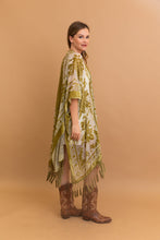 Load image into Gallery viewer, Lush Velvet Mesh Tapestry Kimono
