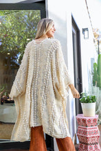 Load image into Gallery viewer, Soft Embroidered Zig Zag Kimono
