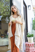 Load image into Gallery viewer, Soft Embroidered Zig Zag Kimono

