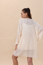 Load image into Gallery viewer, Floral Embroidered Open Front Kimono Cardigan – Lightweight
